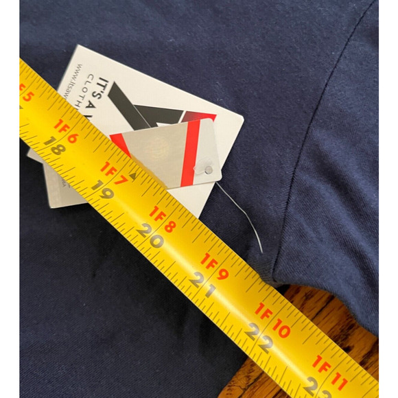 Howard University T Shirt Bison HBCU Adult XL Navy Blue Logo Crew Neck Mens NWT - Picture 6 of 6